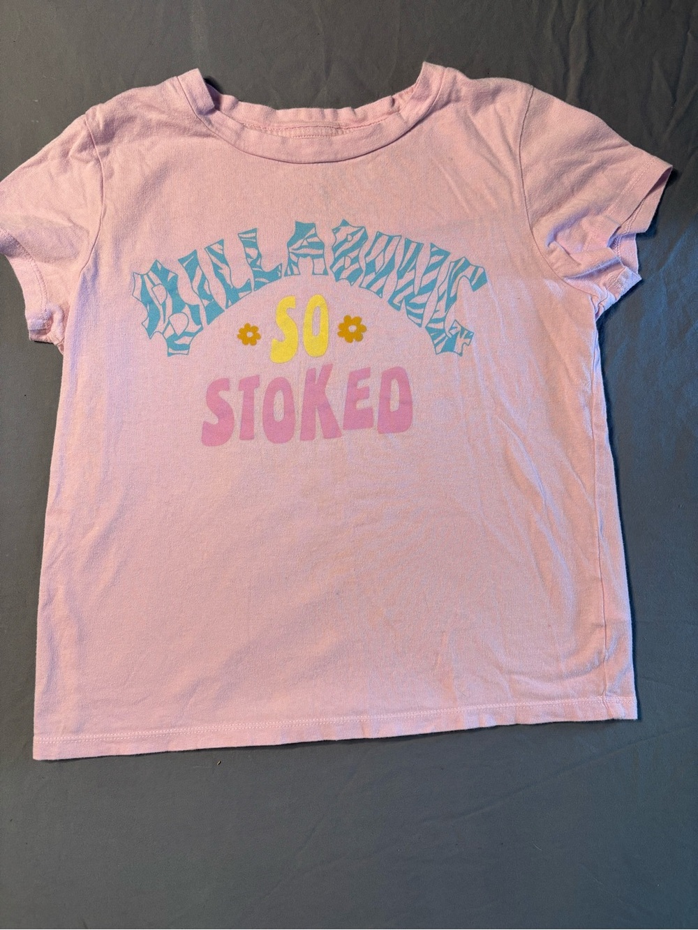 Billabong Girls Pink Shirt Sz M